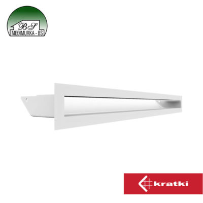 Ventilacijska rešetka ravna LUFT 6 45S bijela