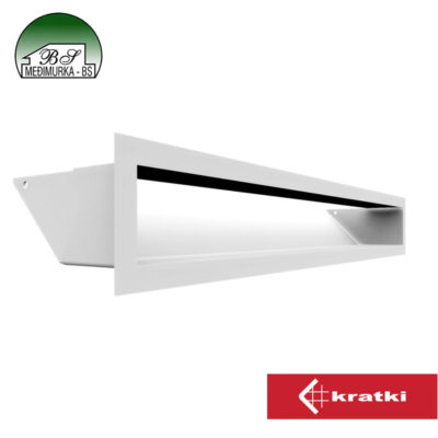 Ventilacijska rešetka ravna LUFT 9 45S bijela
