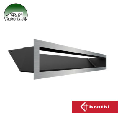 Ventilacijska rešetka ravna LUFT 9 45S inox