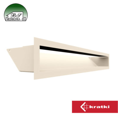 Ventilacijska rešetka ravna LUFT 9 45S krem