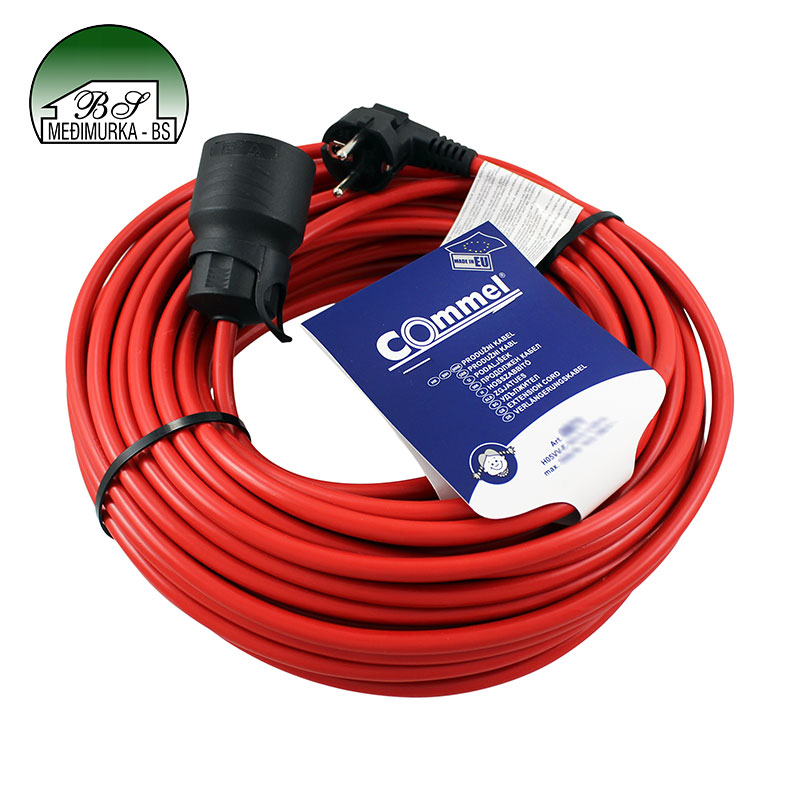 Produžni kabel, crveni