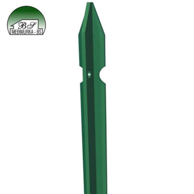 Plastificirani metalni stup za ograde