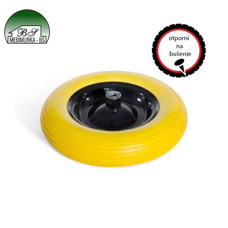 Pneumatski kotač za tačke - žuti 80