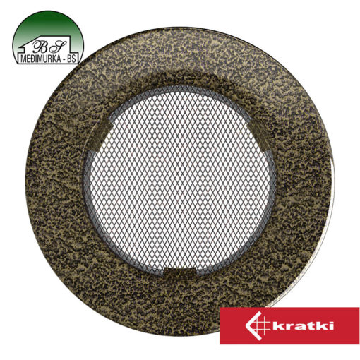 Ventilacijske okrugle rešetke - fi100 zlatno-crne