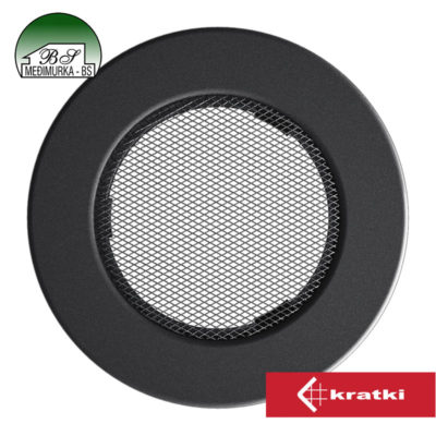 Ventilacijske okrugle rešetke - fi100 grafitne