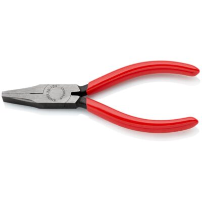 Knipex kliješta s ravnim čeljustima plastificirana crna atramentirana 125 mm (20 01 125)