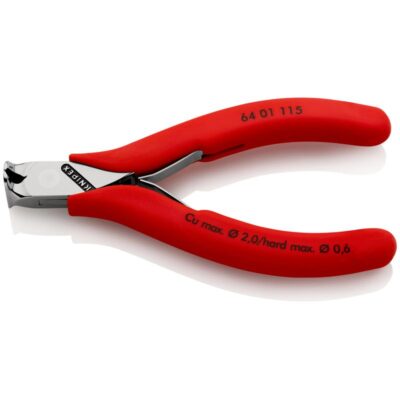 Knipex kliješta za elektroniku presvučena neklizajućom plastikom 115 mm (64 01 115)