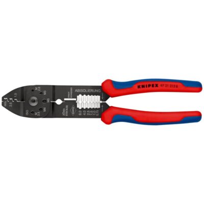 Knipex kliješta za prešanje s višekomponentnim drškama, crno lakirane 230 mm (97 21 215 B)