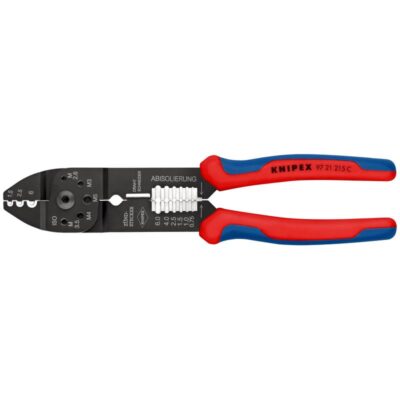 Knipex kliješta za prešanje s višekomponentnim drškama, crno lakirane 230 mm (97 21 215 C)