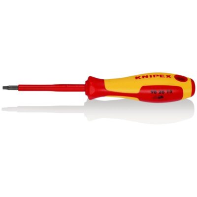 Knipex odvijač za Torx vijke s izoliranom višekomponentnom drškom, VDE testiran, brušen 185 mm (98 26 15)