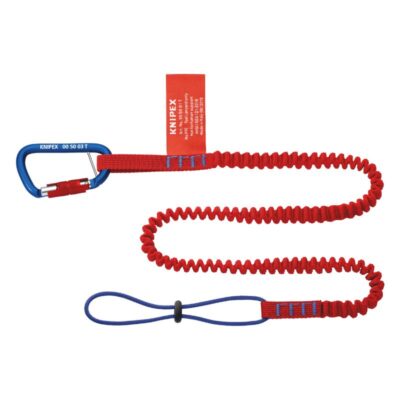 KNIPEX komplet sustava osigurača s užetom i karabinerom